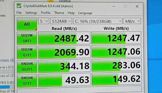 💾 اساسدی (SSD) اینترنال M.2 ایدیتا مدل LEGEND 700 ظرفیت ۲۵۶ گیگابایت PCIe Gen3 x4 با گارانتی 60 ماهه آونگ