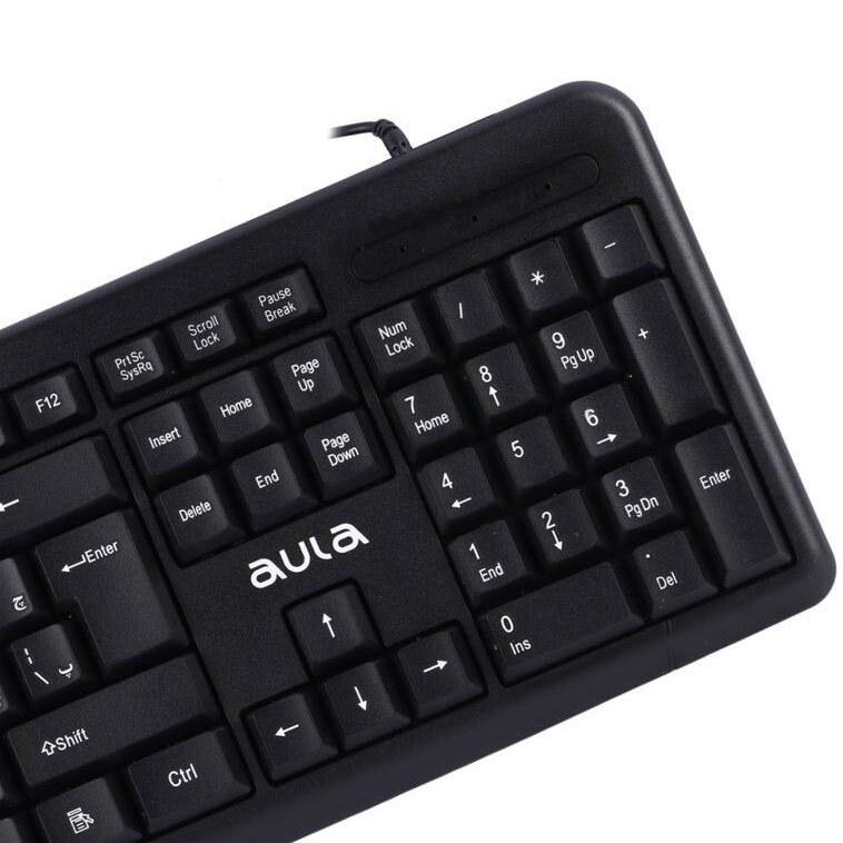 ⌨️ ست کیبورد و ماوس سیمی آولا مدل AC209 با کیبورد ۱۰۴ کلیدی ضدرطوبت - گارانتی شرکت انزو سرویس - 12 ماهه