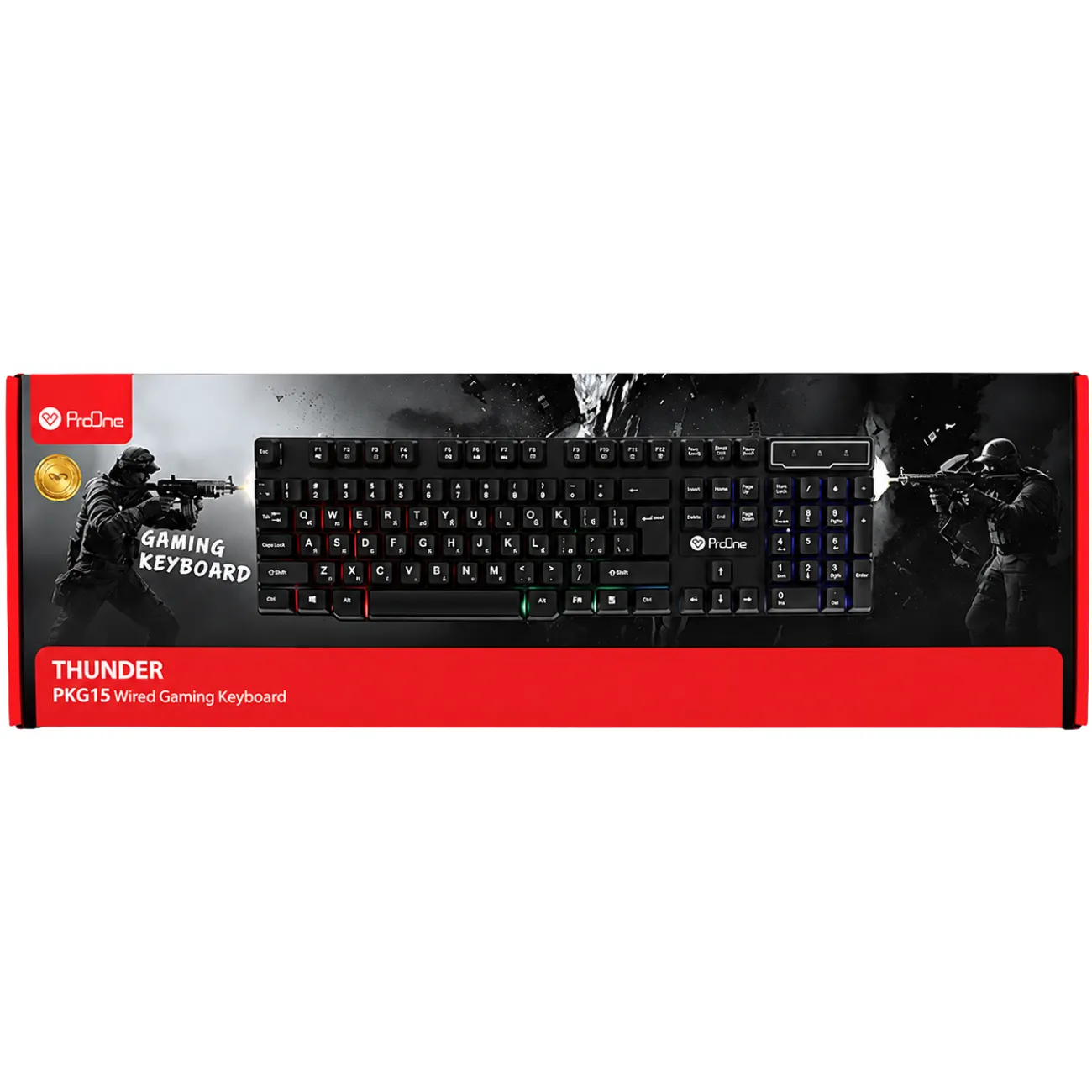 ⌨️ کیبورد گیمینگ پرووان THUNDER (PKG15)